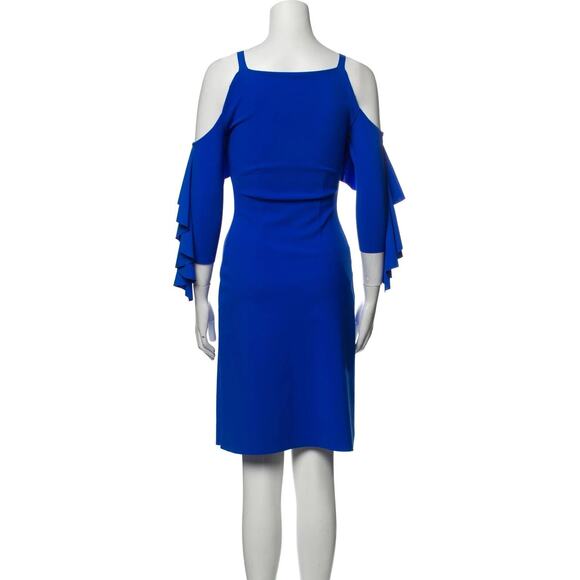 Chiara Boni La Petite Robe Marcellina Cold-Shoulder Ruffle Dress New with Tags - Picture 6 of 6
